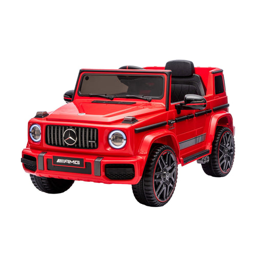 12V G63 Kids Electric Ride On Car with Parental Remote - Red