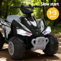 12V Kids Electric Ride On Quad Bike - Black