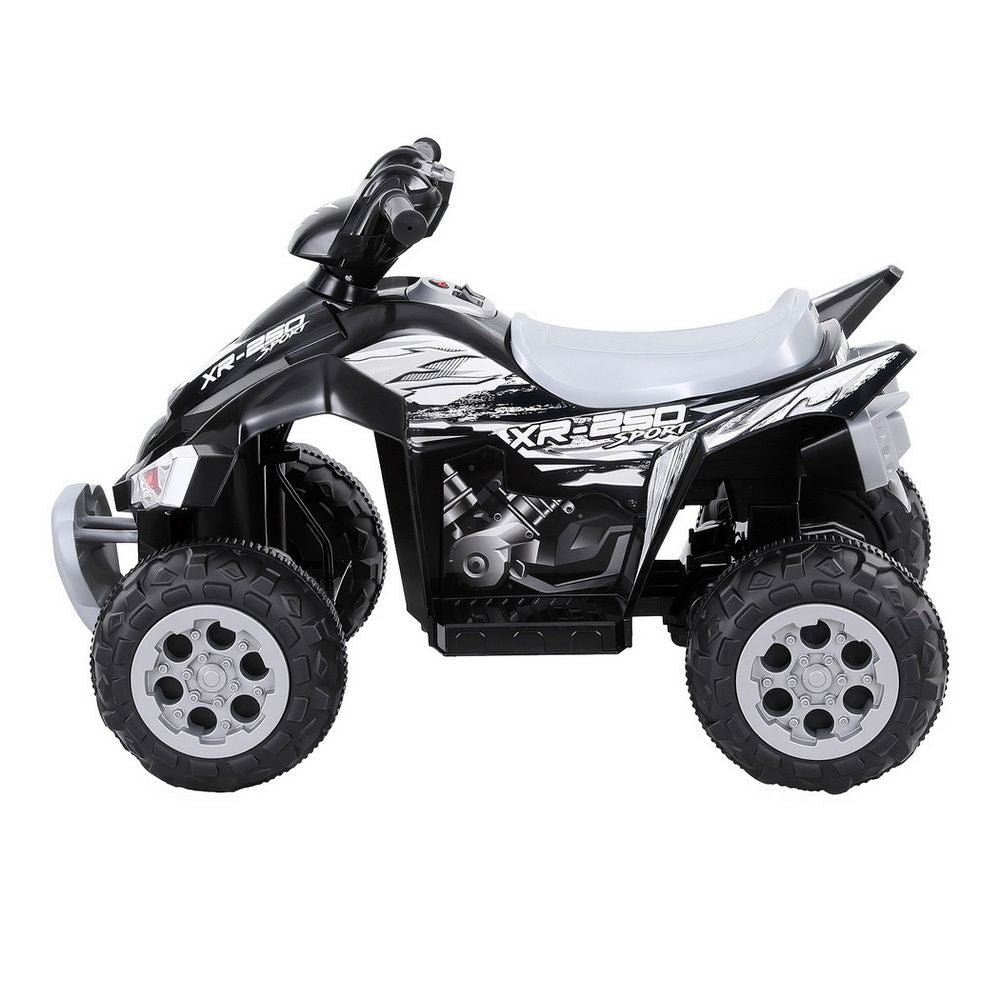 12V Kids Electric Ride On Quad Bike - Black