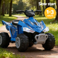12V Kids Electric Ride On Quad Bike - Blue