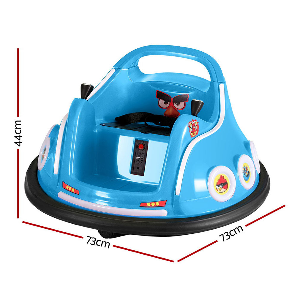 6V Kids Electric Bumper Car with Parental Remote - Blue