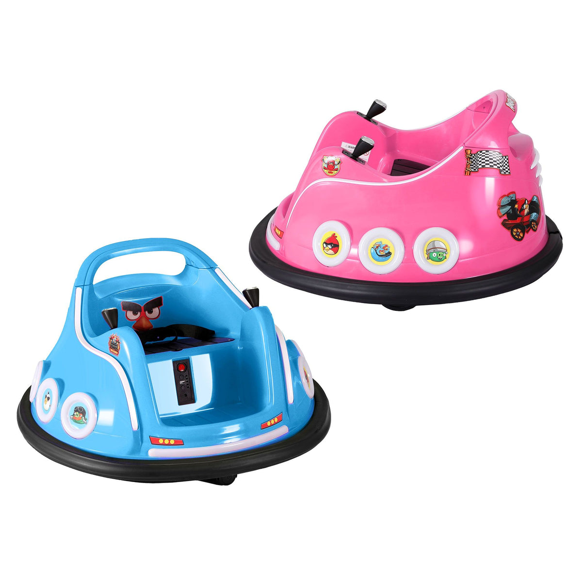 6V Kids Electric Bumper Car with Parental Remote - Pink