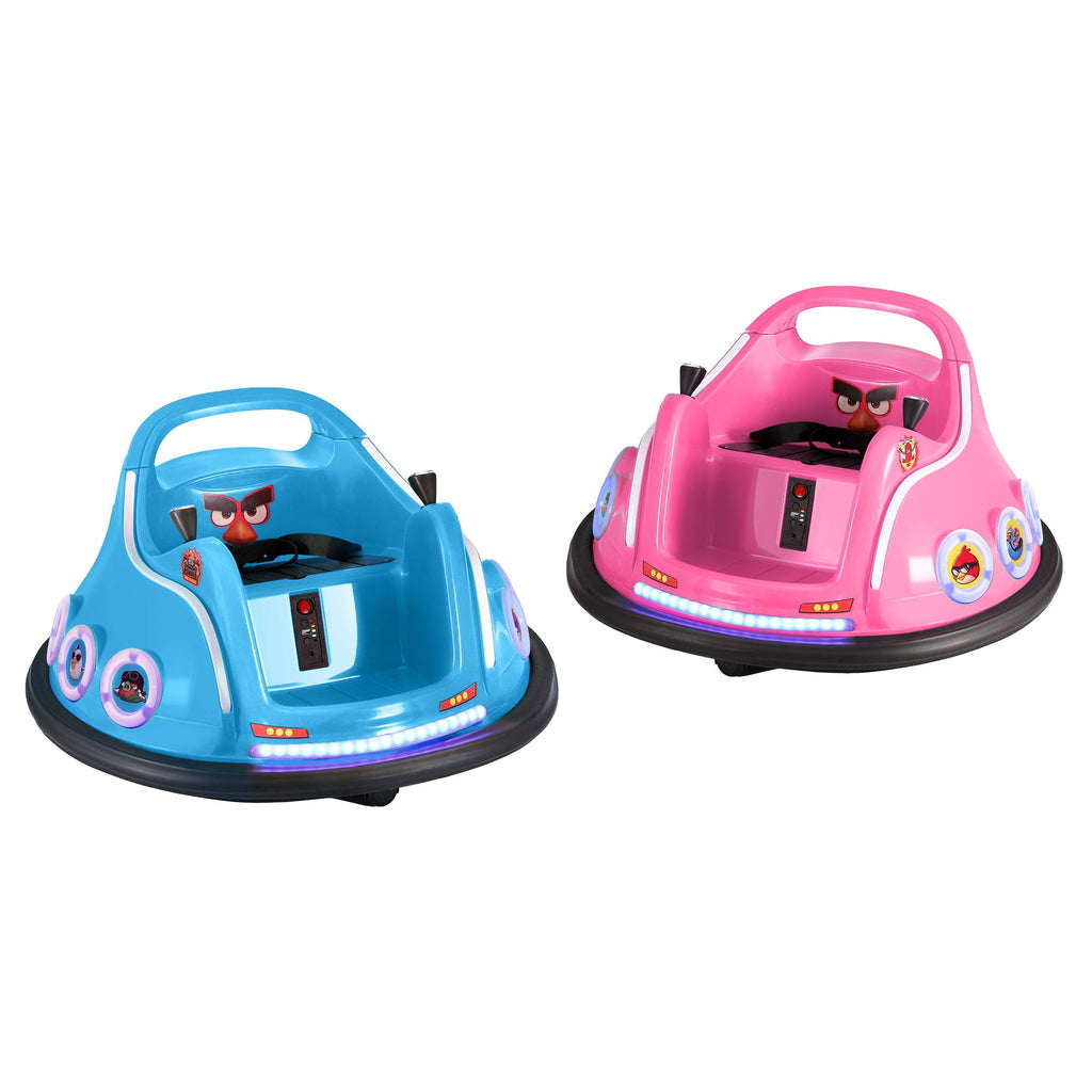 6V Kids Electric Bumper Car with Parental Remote - Pink