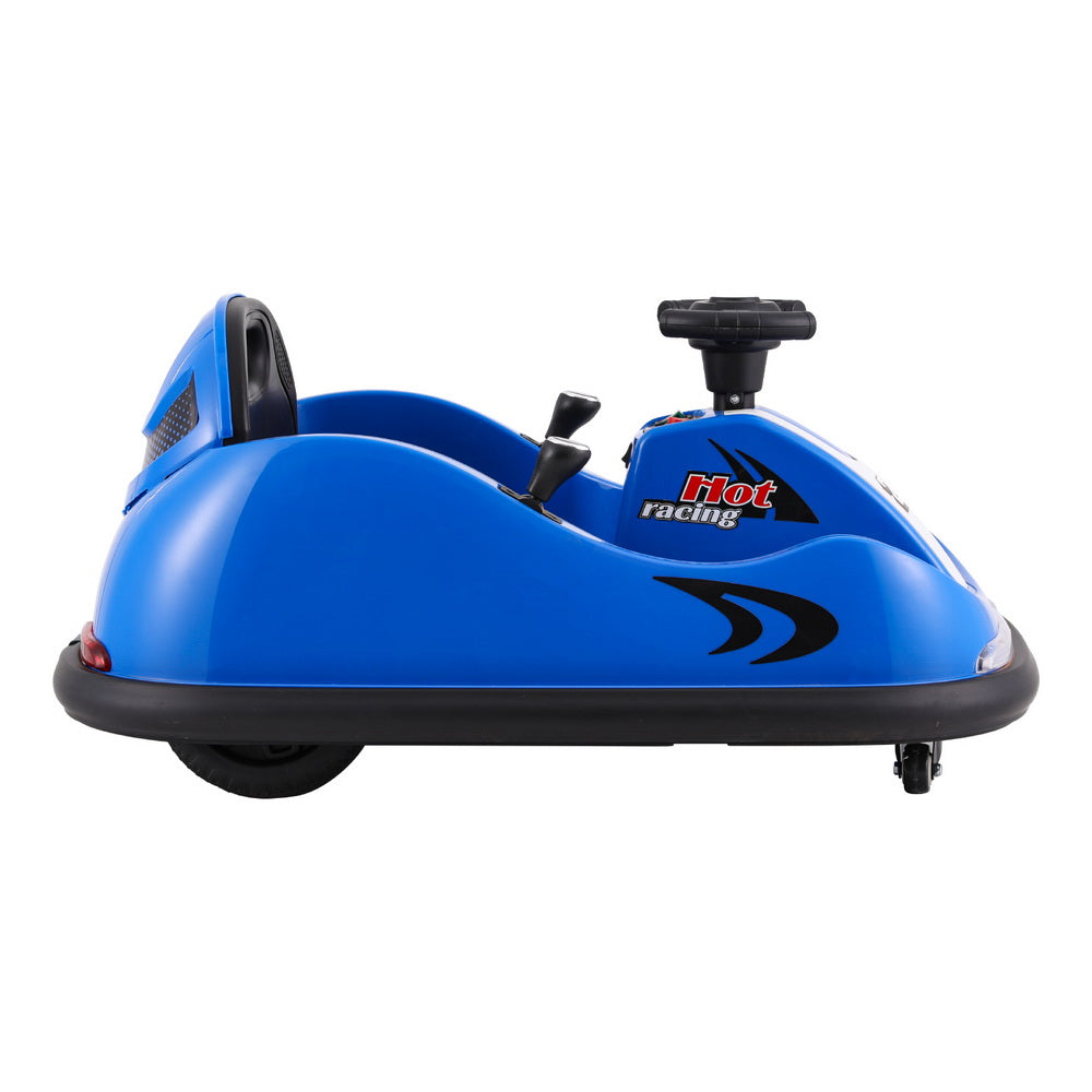 6V Kids Electric Bumper Kart with Parental Remote - Blue