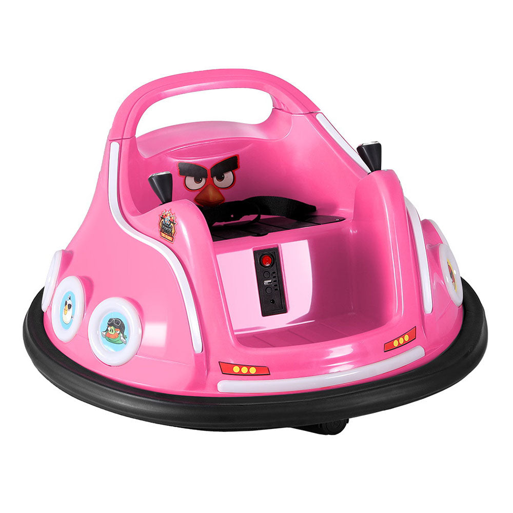 6V Kids Electric Bumper Car with Parental Remote - Pink