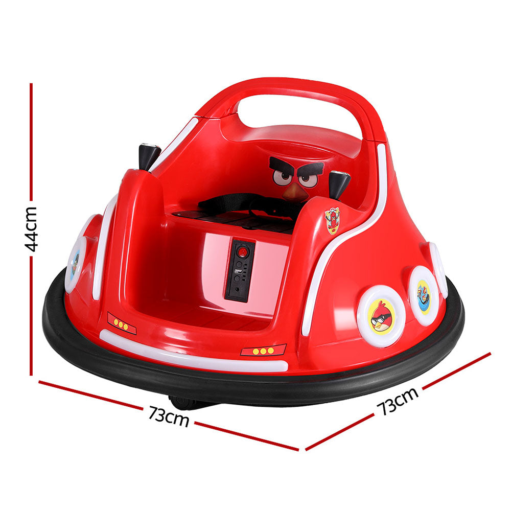 6V Kids Electric Bumper Car with Parental Remote - Red