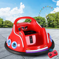 6V Kids Electric Bumper Car with Parental Remote - Red