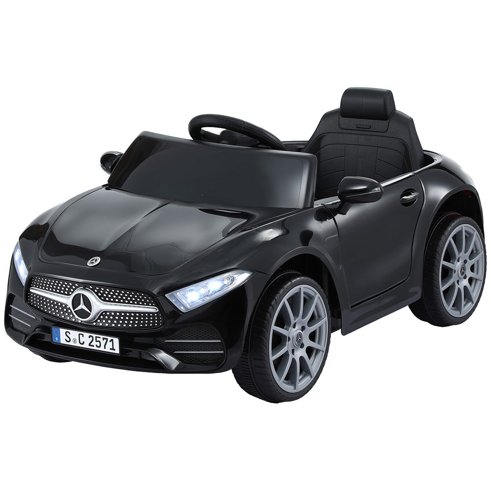 12V Licensed CLS350 Kids Electric Ride On Car with Parental Remote - Black
