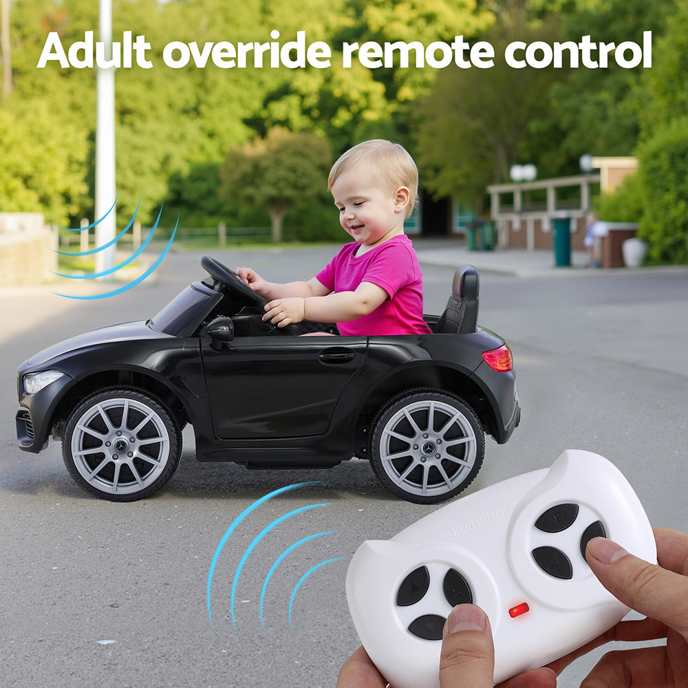 12V Licensed CLS350 Kids Electric Ride On Car with Parental Remote - Black