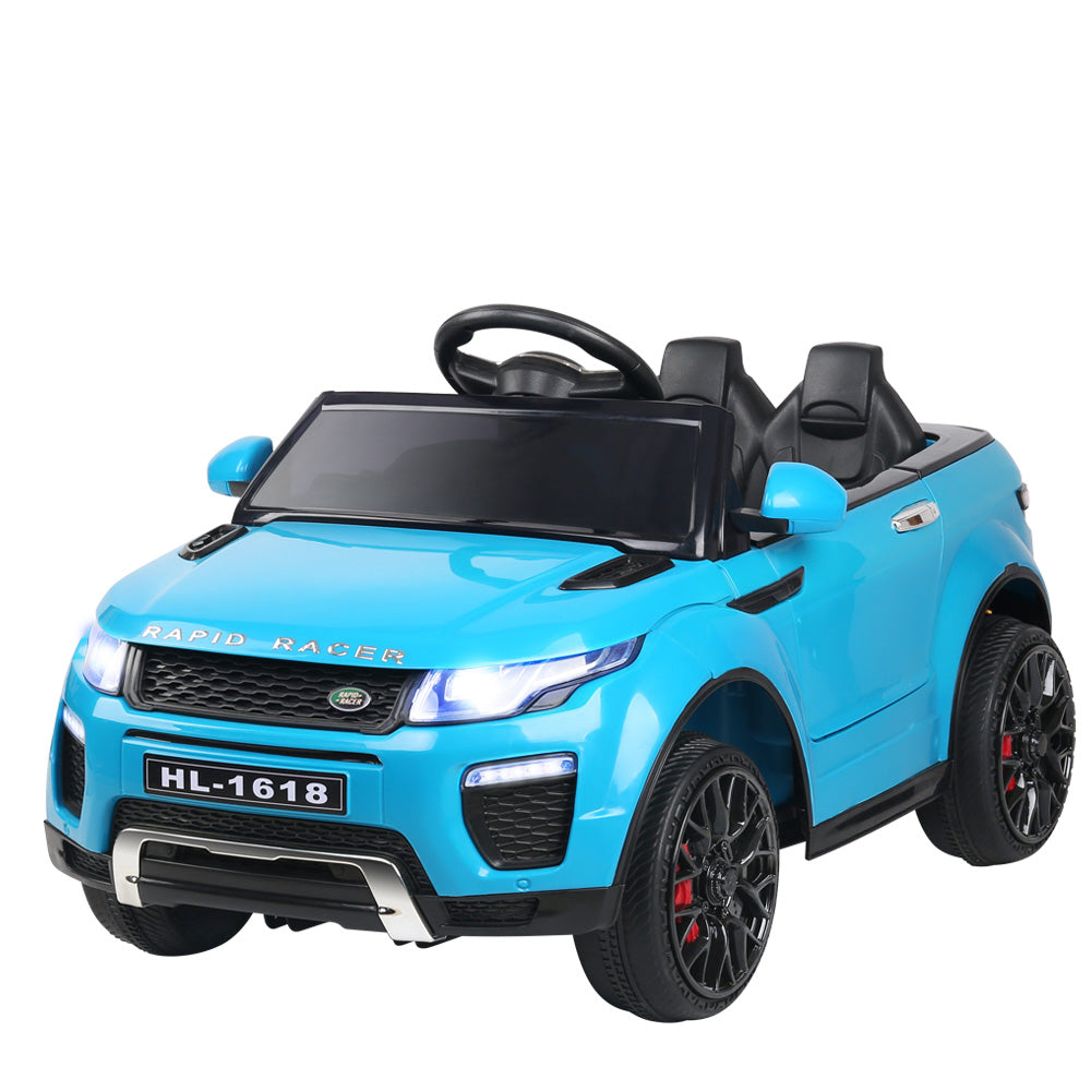 12V Range Rover-Inspired Kids Electric Ride-On Car, Blue