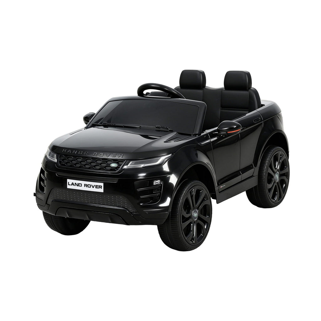 12V Licensed Land Rover Evoque Kids Electric Ride On Car with Parental Remote - Black