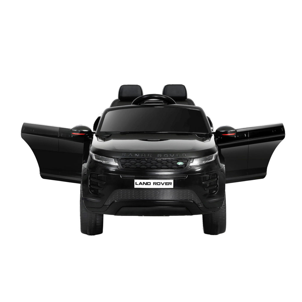 12V Licensed Land Rover Evoque Kids Electric Ride On Car with Parental Remote - Black