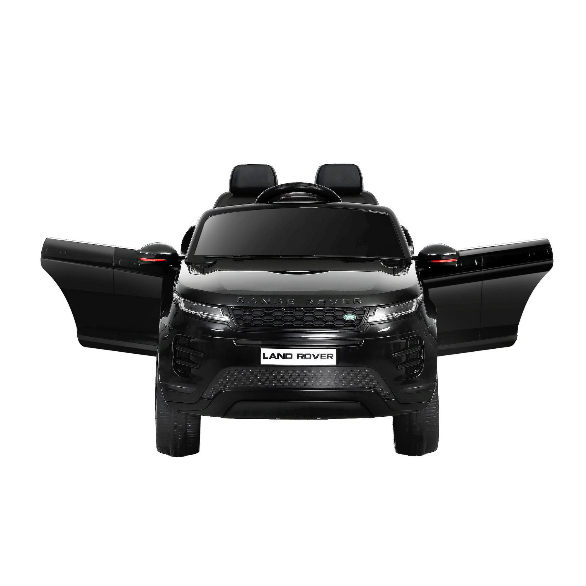 12V Licensed Land Rover Evoque Kids Electric Ride On Car with Parental Remote - Black