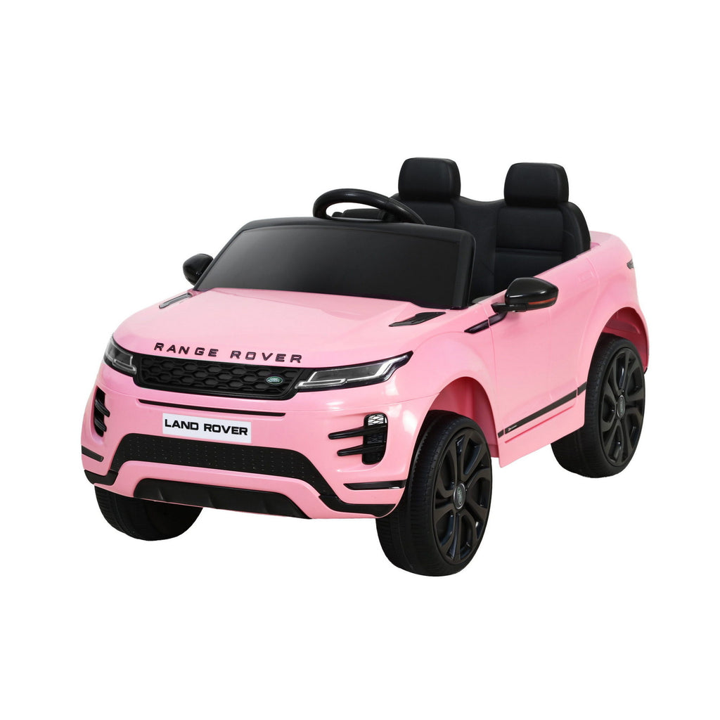 12V Licensed Land Rover Evoque Kids Electric Ride On Car with Parental Remote - Pink