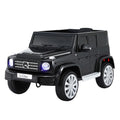 12V Licensed Mercedes-Benz G500 Kids Electric Ride On Car with Parental Remote - Black