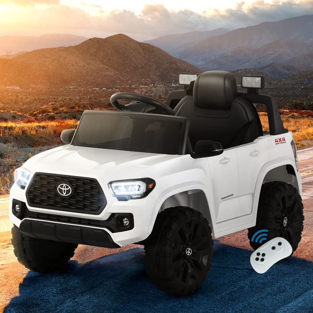 12V Licensed Toyota Tacoma Kids Electric Ride On Car with Parental Remote