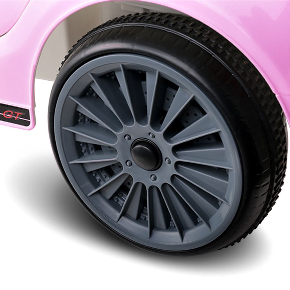12V Kids Electric Ride-On Sports Car, Pink