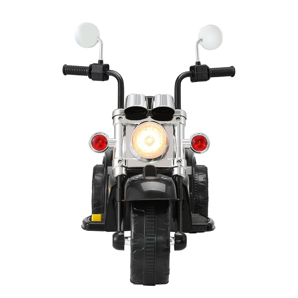 6V Kids Electric Ride-On Motorbike, Black