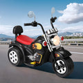 6V Kids Electric Ride-On Motorbike, Black