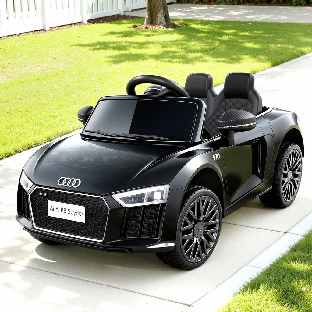 Audi R8 6V Kids Electric Ride-On Car, Black