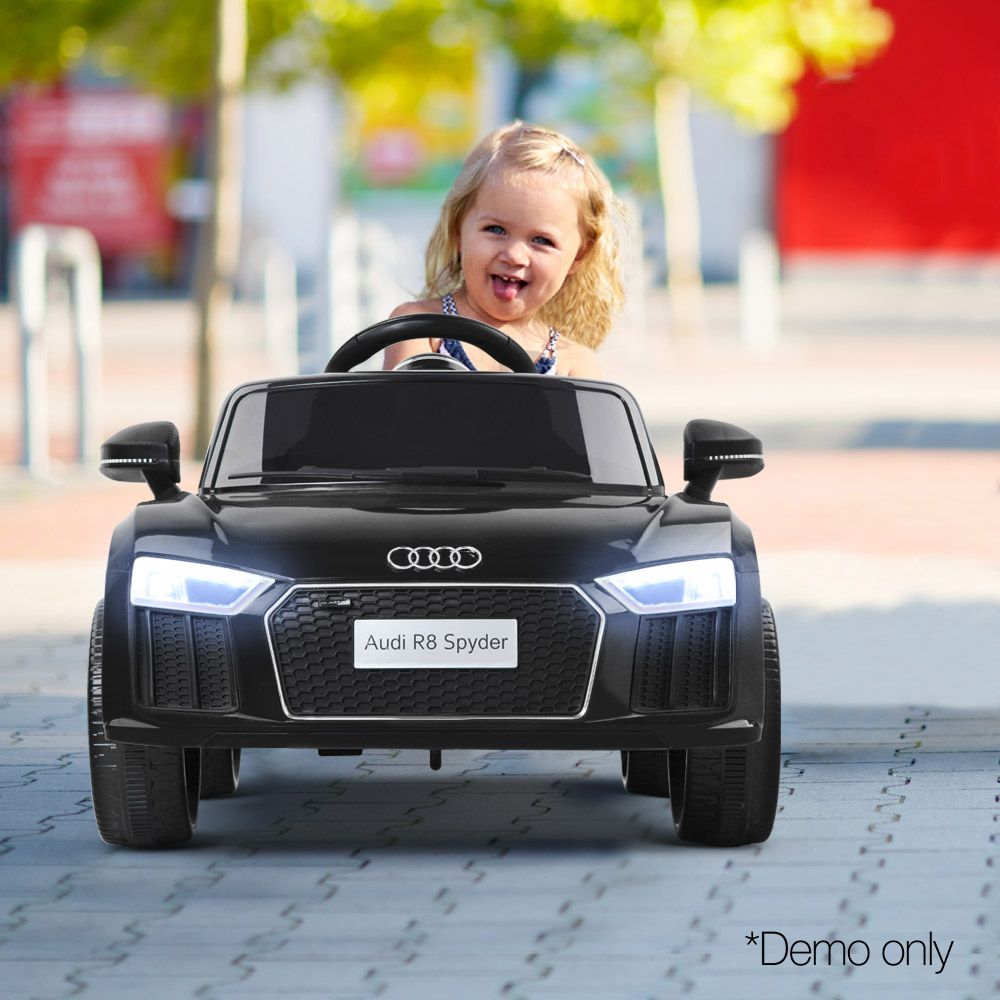 Audi R8 6V Kids Electric Ride-On Car, Black