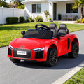 Audi R8 12V Kids Electric Ride-On Car, Red