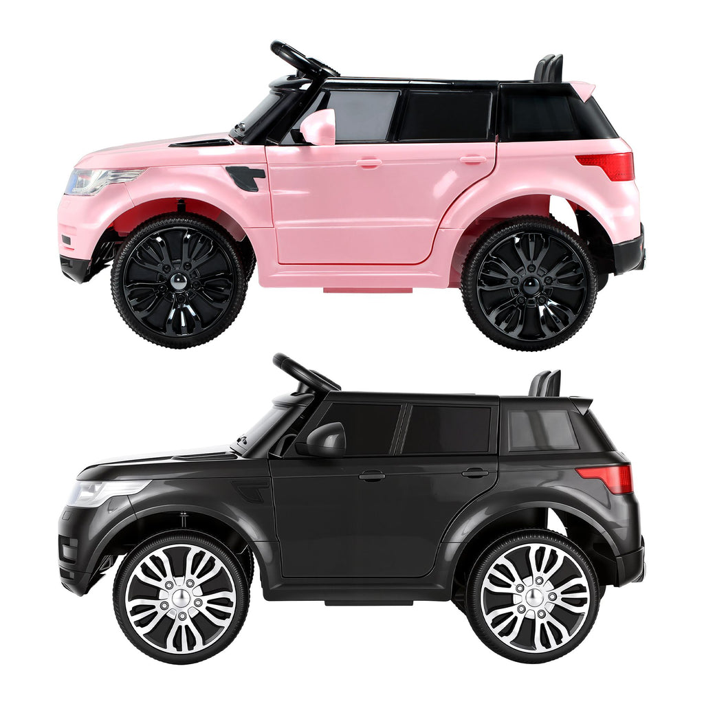 6V Range Rover-Inspired Kids Electric Ride-On Car, Black