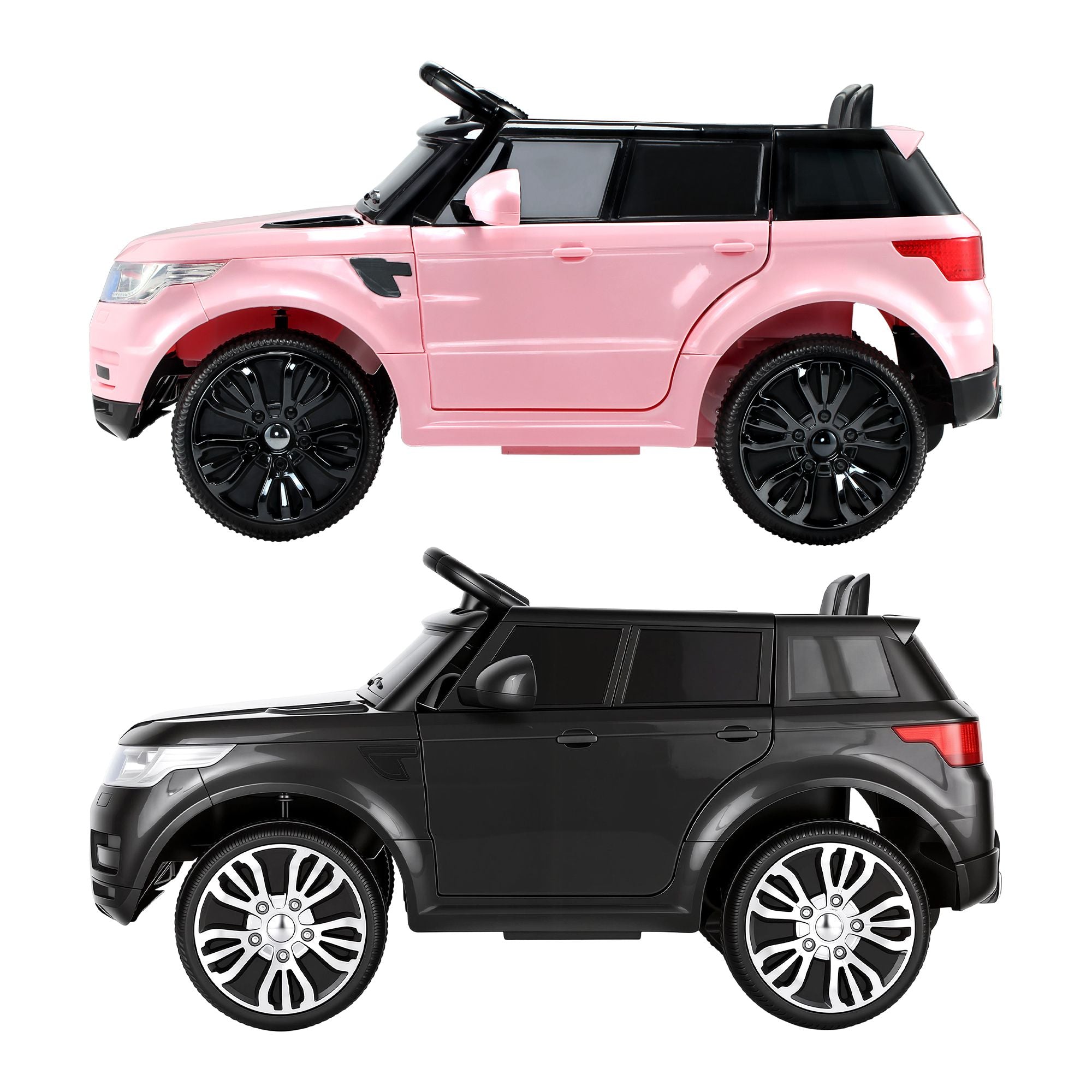 6V Range Rover-Inspired Kids Electric Ride-On Car, Black
