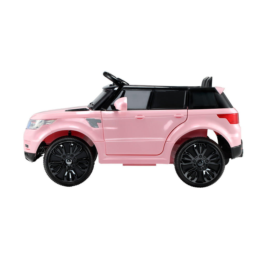 12V Range Rover-Inspired Kids Electric Ride-On Car 93cm, Pink