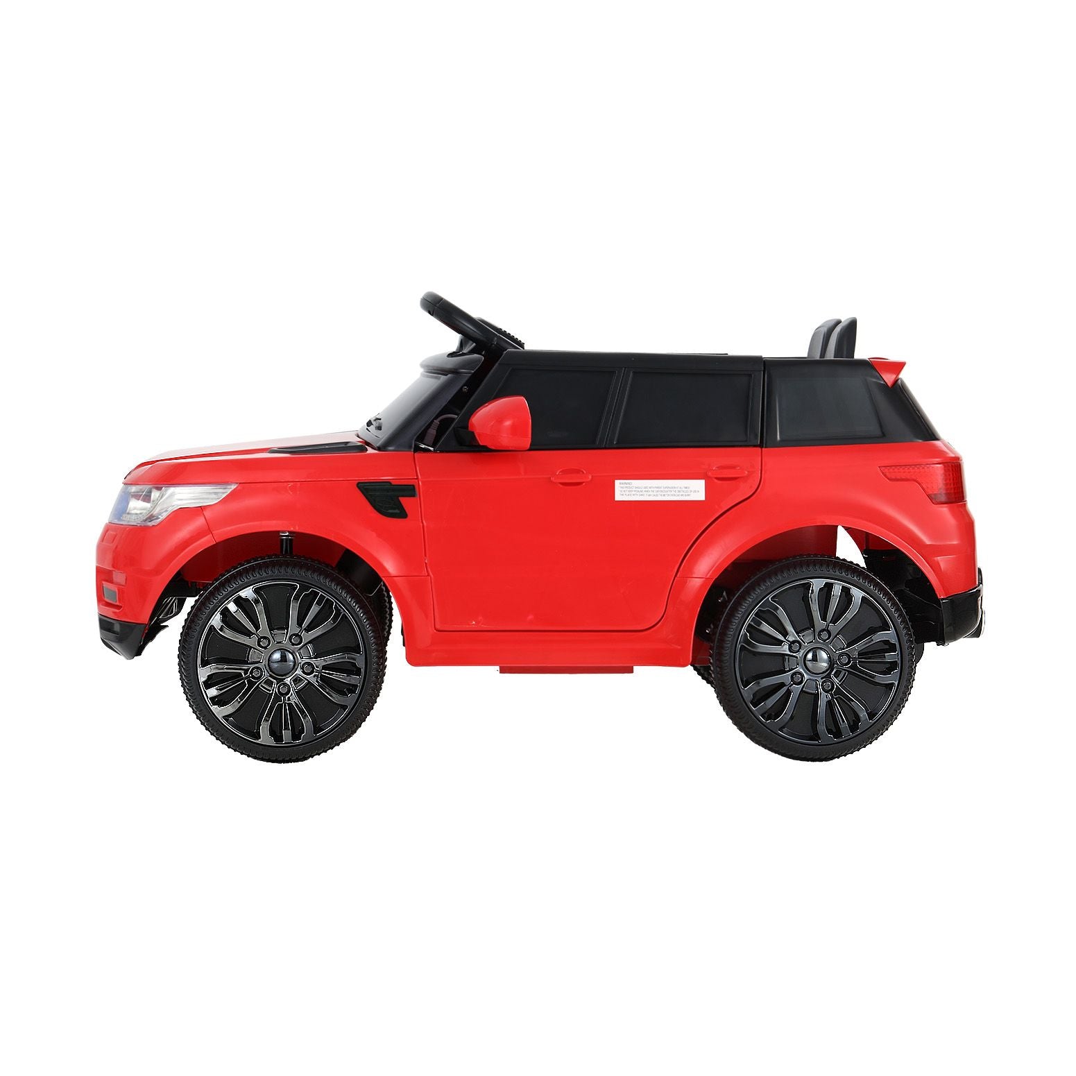 12V Range Rover-Inspired Kids Electric Ride-On Car, Red