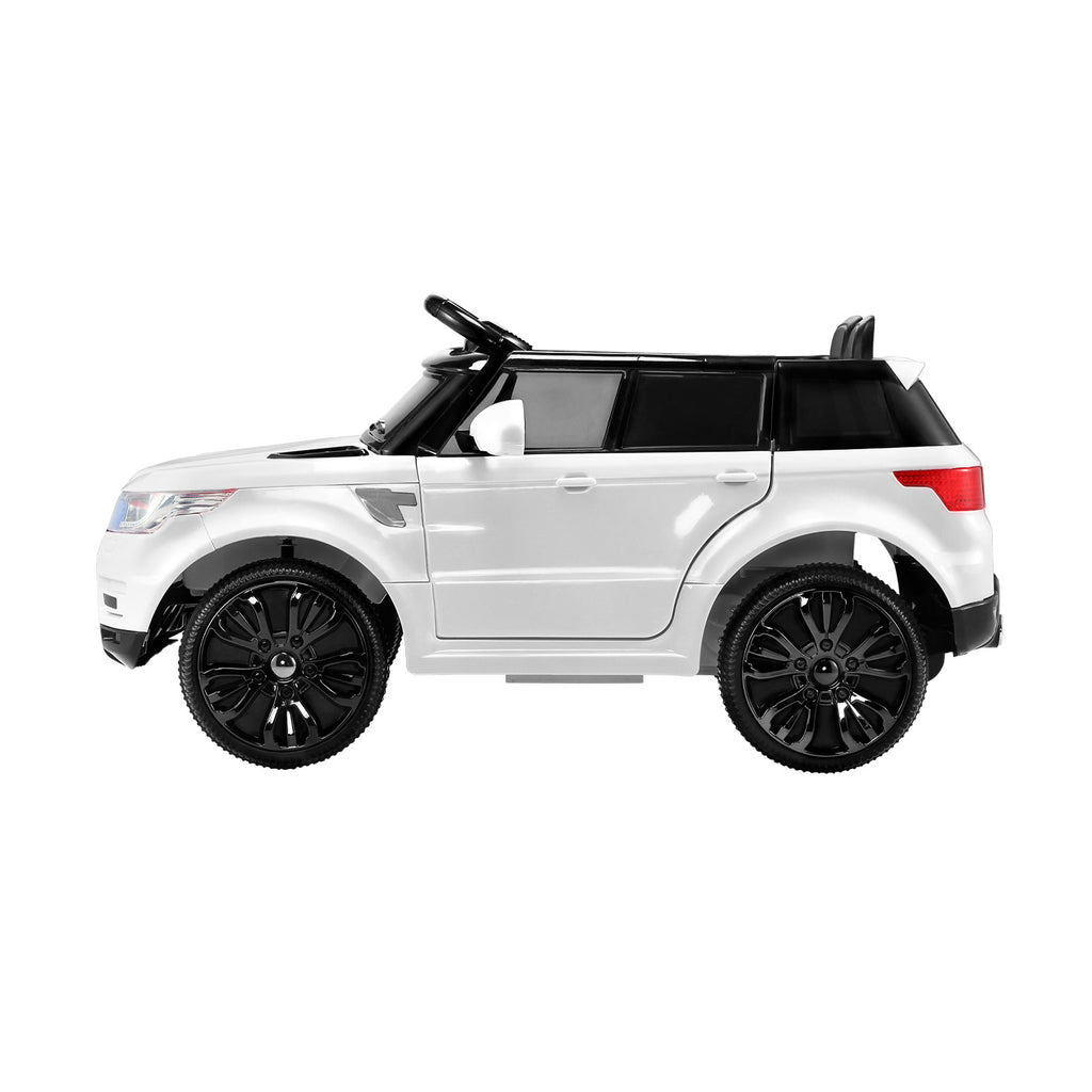 12V Range Rover-Inspired Kids Electric Ride On Car with Parental Remote - White
