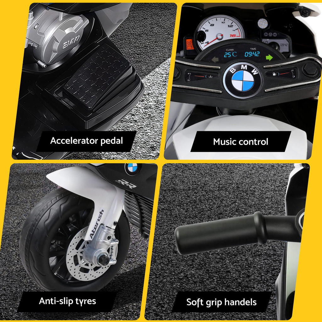 BMW S1000RR 6V Kids Electric Ride-On Motorbike, Black