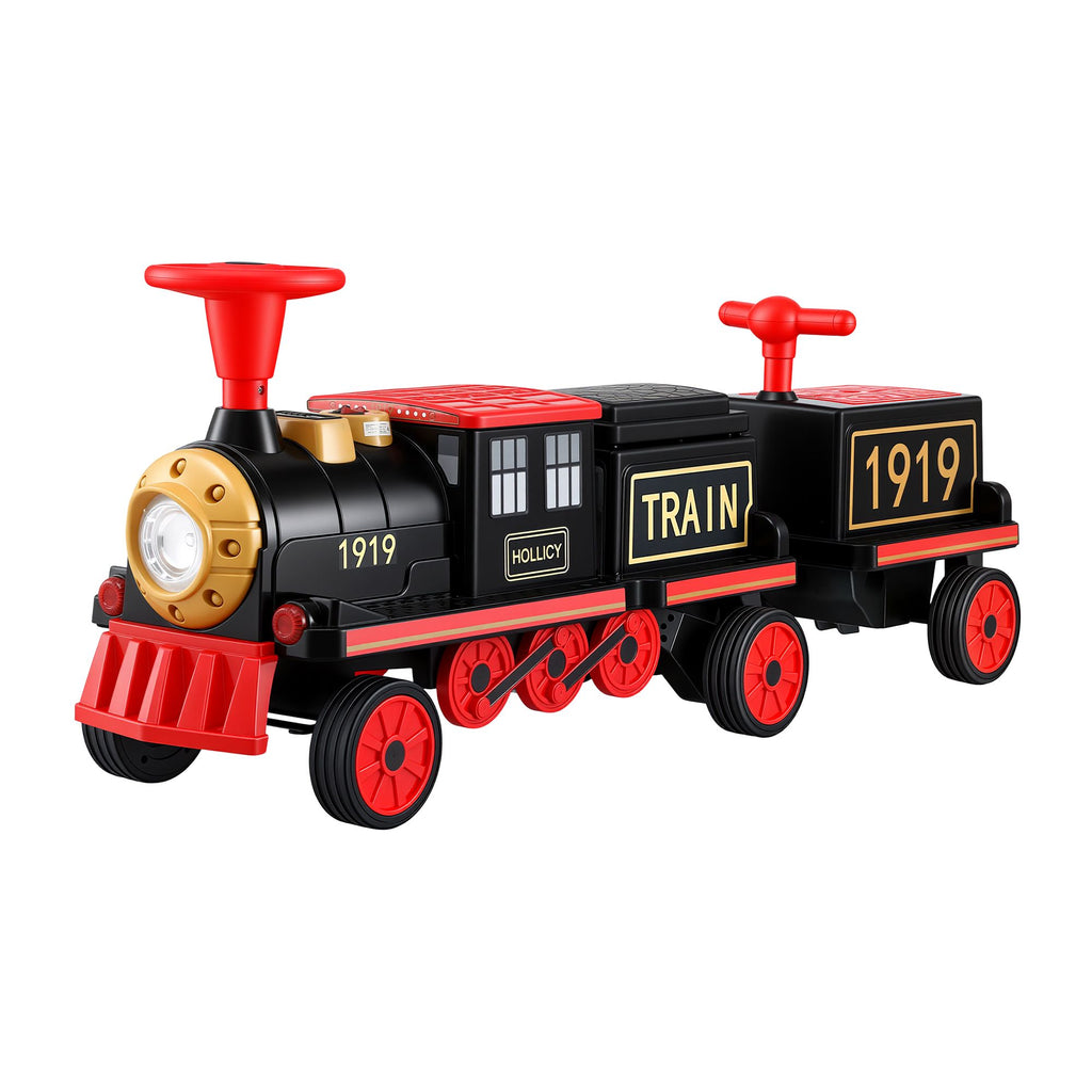 12V 2 Seater Kids Electric Ride-On Train, Red
