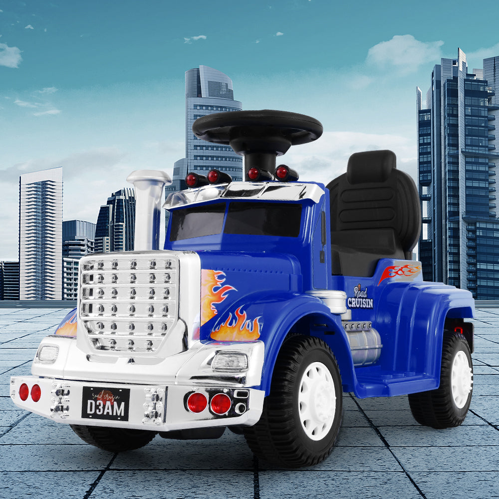 6V Kids Electric Ride-On Truck, Blue