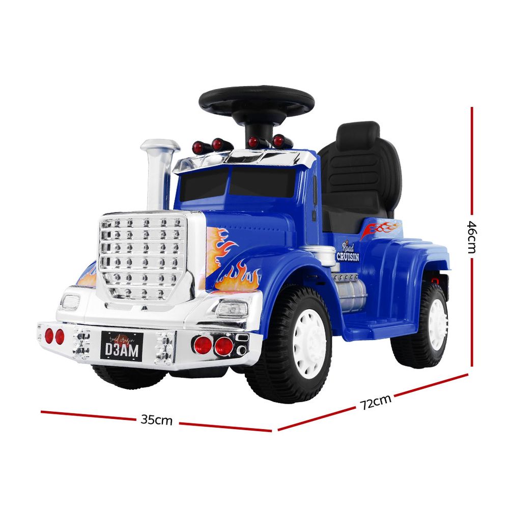 6V Kids Electric Ride-On Truck, Blue