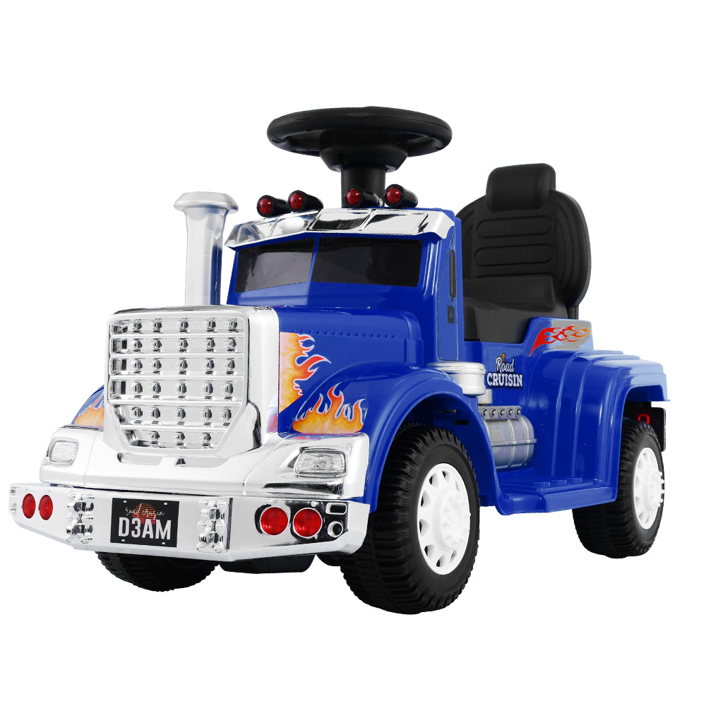 6V Kids Electric Ride-On Truck, Blue
