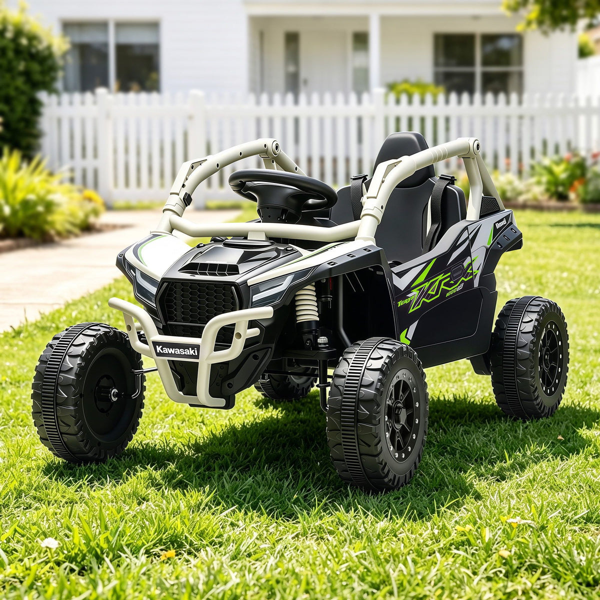 12V Licensed Kawasaki KRX1000 Kids Electric Off Road Ride On