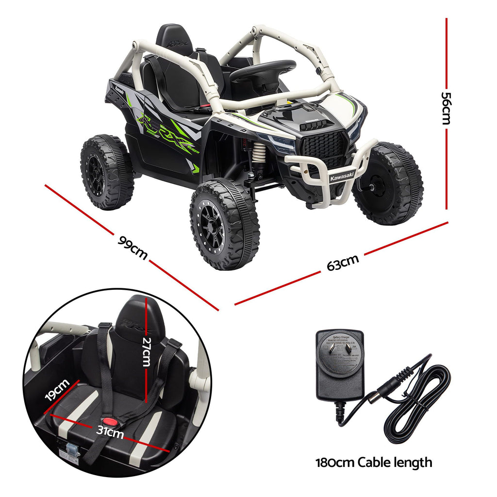 12V Licensed Kawasaki KRX1000 Kids Electric Off Road Ride On