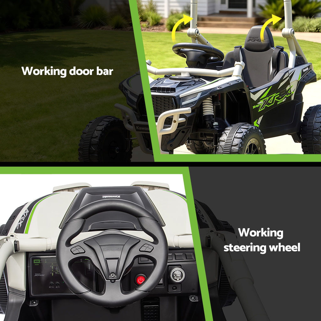 12V Licensed Kawasaki KRX1000 Kids Electric Off Road Ride On