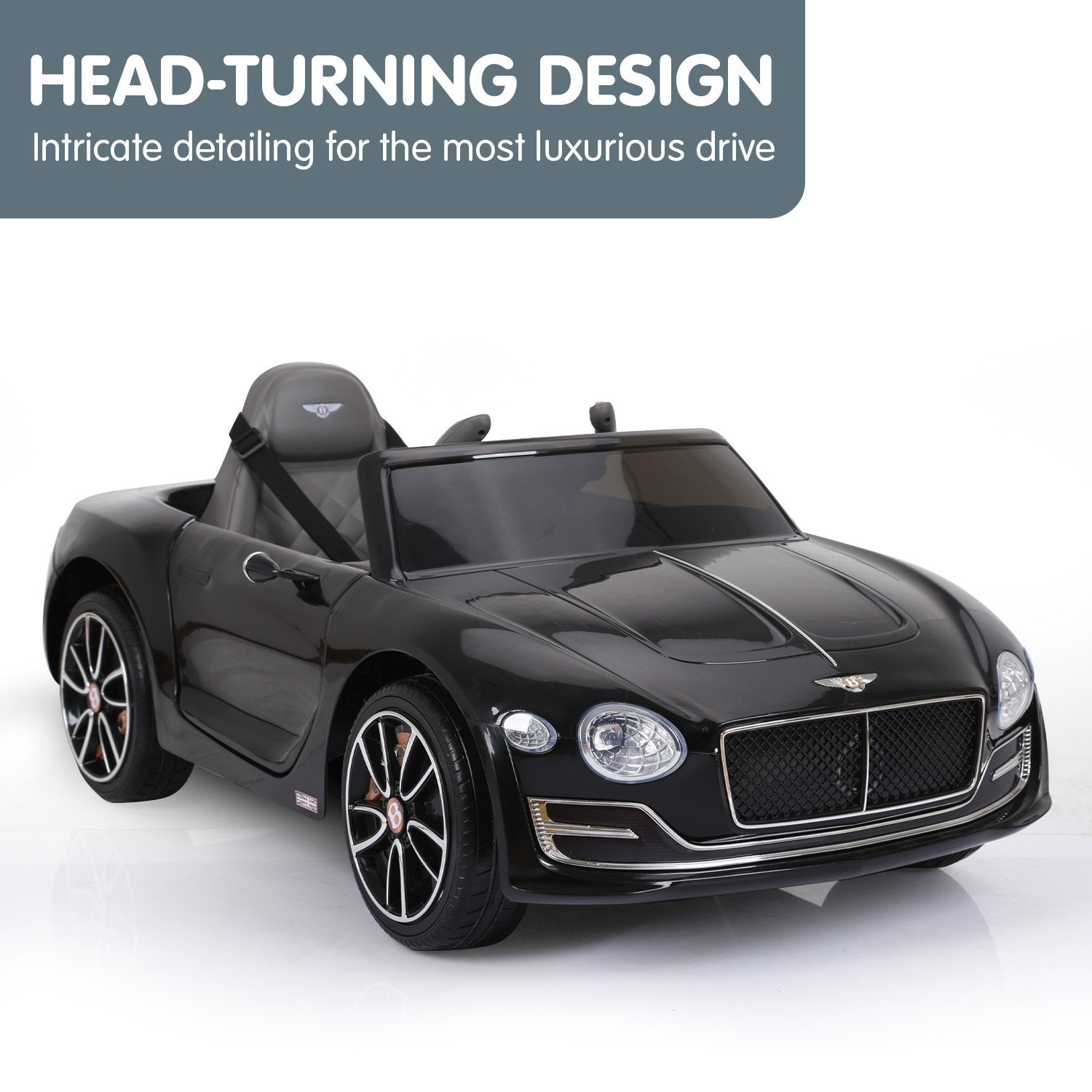 Bentley EXP 12 Speed 6E 6V Kids Electric Ride-On Car, Black