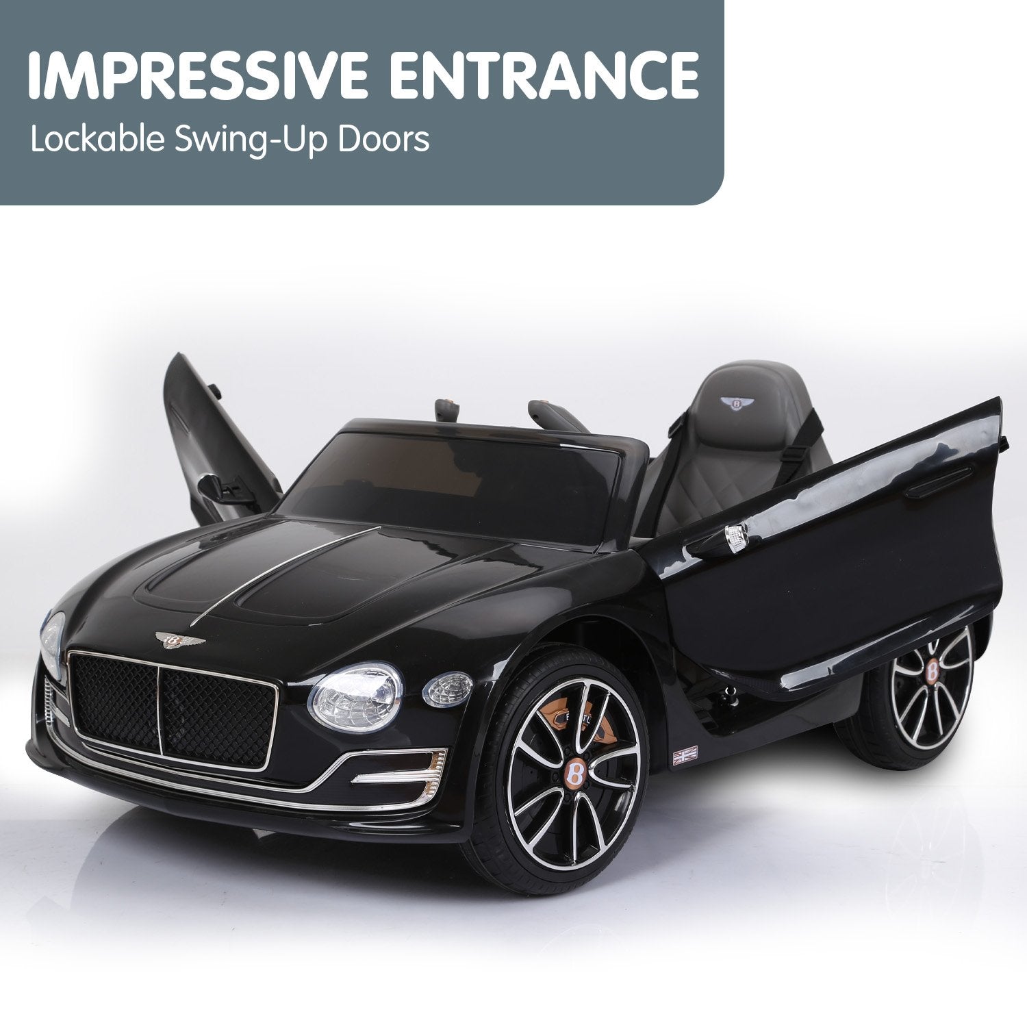Bentley EXP 12 Speed 6E 6V Kids Electric Ride-On Car, Black