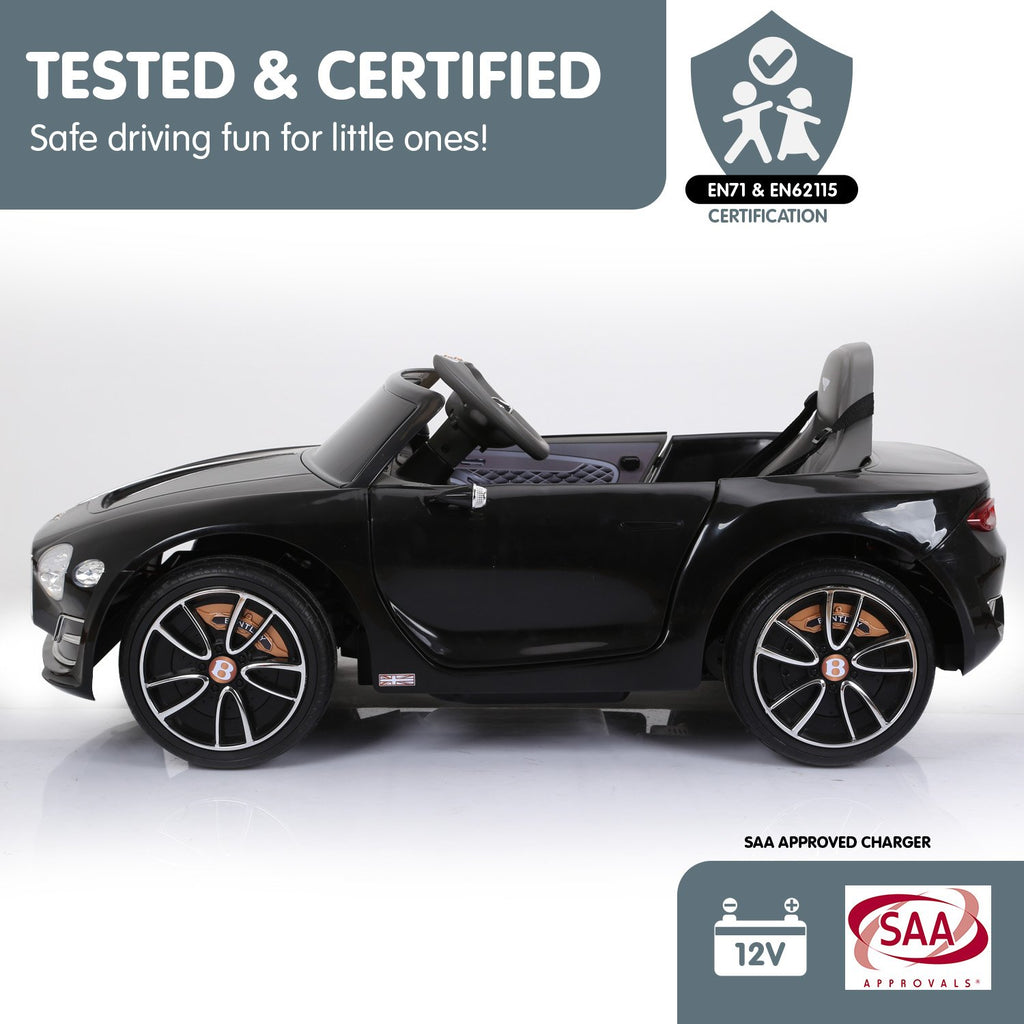 Bentley EXP 12 Speed 6E 6V Kids Electric Ride-On Car, Black