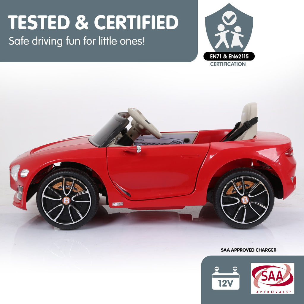 Bentley EXP 12 Speed 6E 6V Kids Electric Ride-On Car, Red