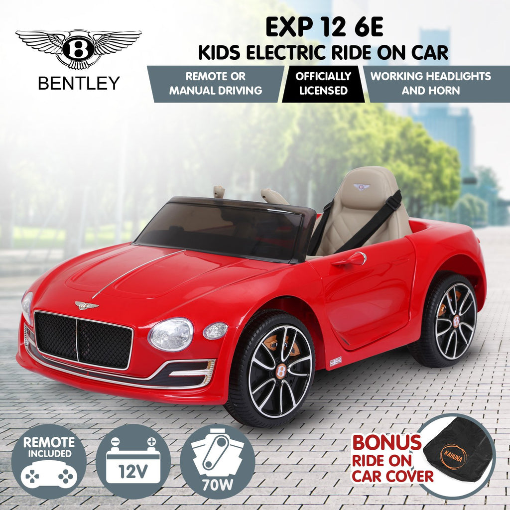 Bentley EXP 12 Speed 6E 6V Kids Electric Ride-On Car, Red