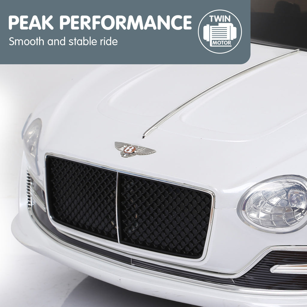 Bentley EXP 12 Speed 6E 6V Kids Electric Ride-On Car, White