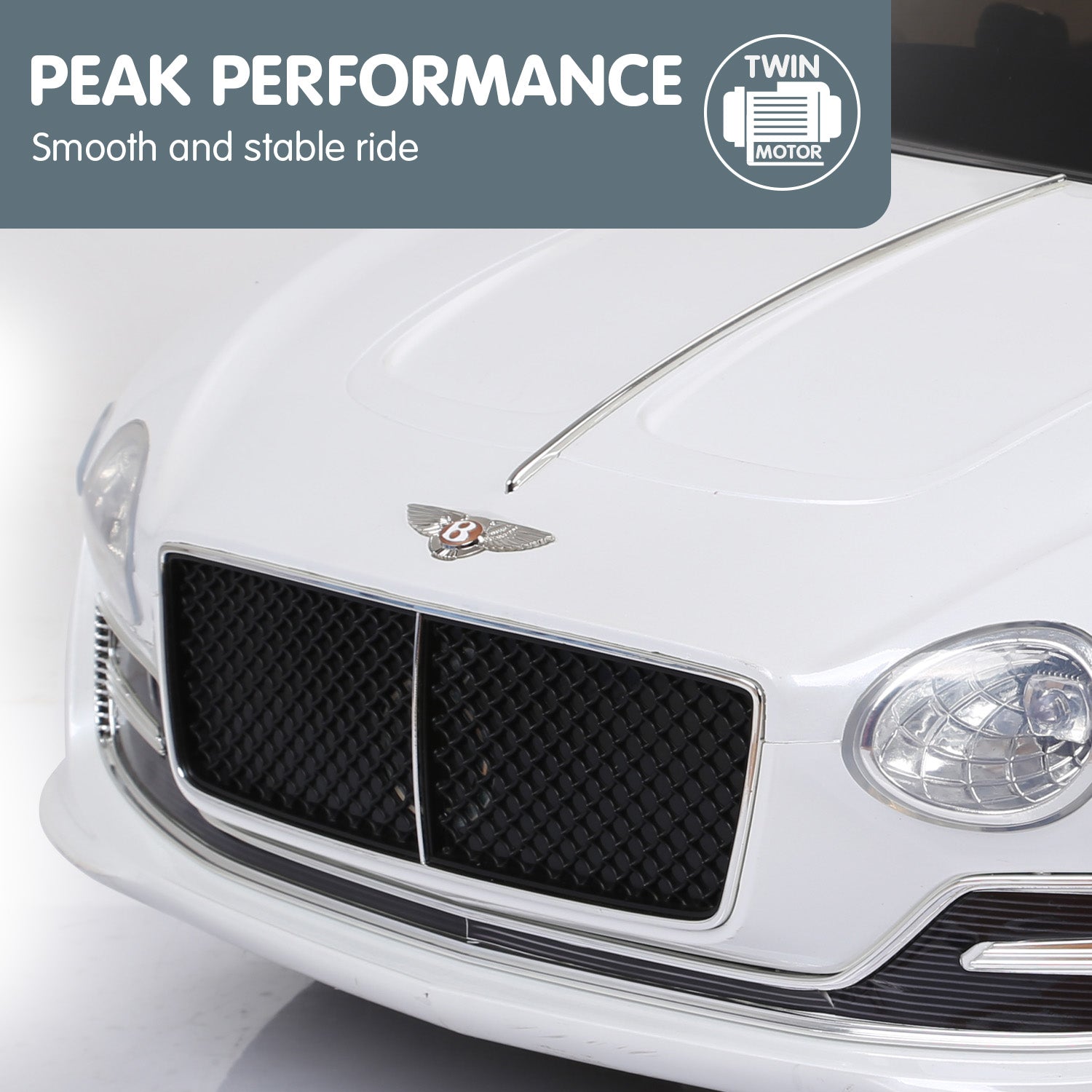 Bentley EXP 12 Speed 6E 6V Kids Electric Ride-On Car, White