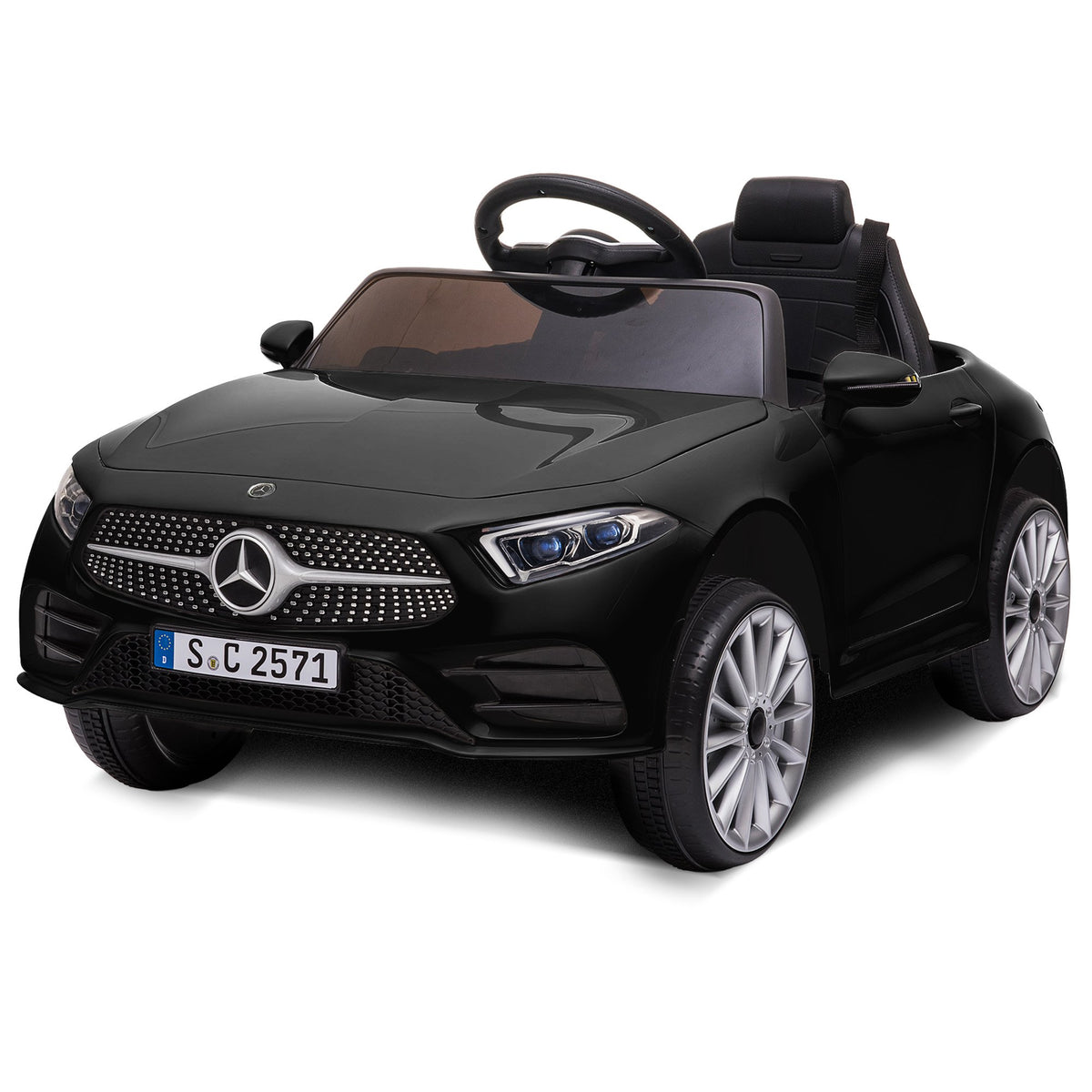 Mercedes-Benz CLS 350 12V Kids Electric Ride-On Car, Black