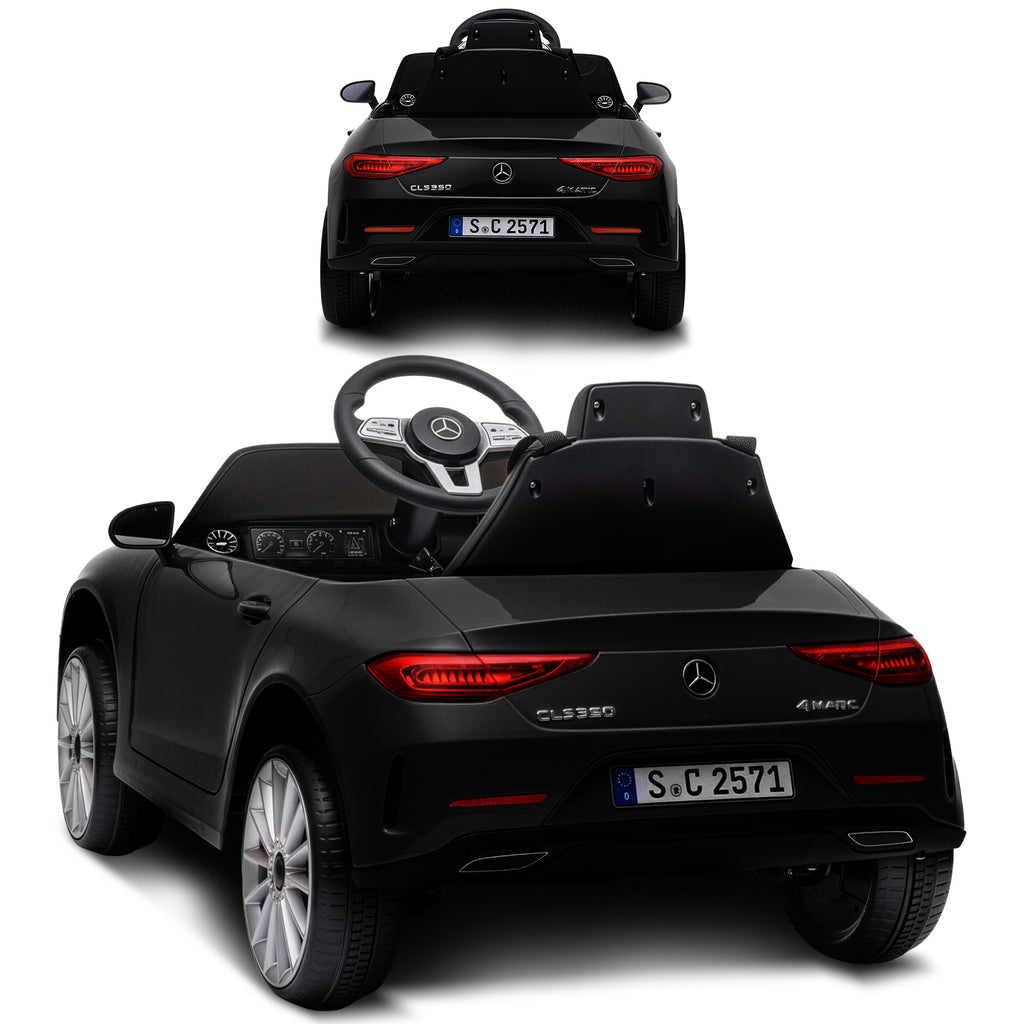 Mercedes-Benz CLS 350 12V Kids Electric Ride-On Car, Black