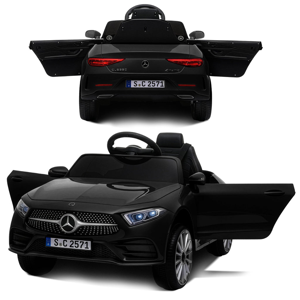 Mercedes-Benz CLS 350 12V Kids Electric Ride-On Car, Black