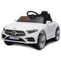 Mercedes-Benz CLS 350 12V Kids Electric Ride-On Car, White